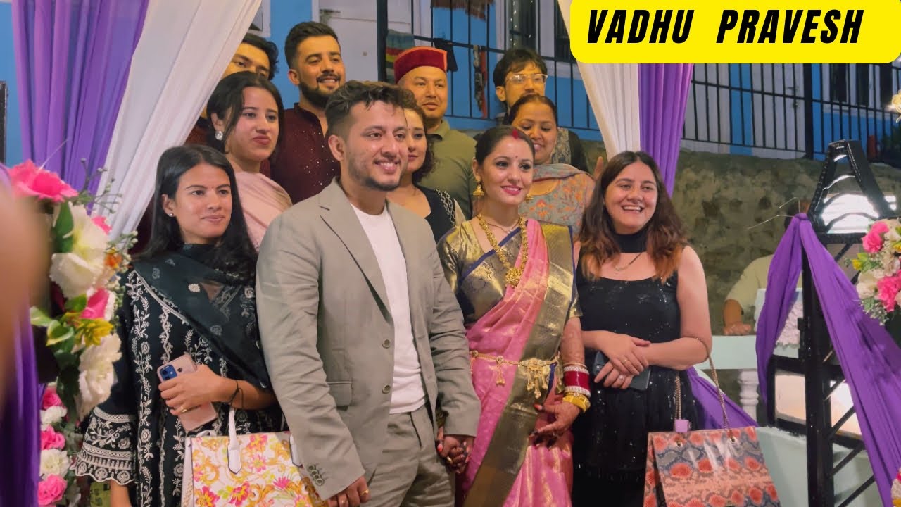 Finally Bhabhi Ghar Aa Gaye // Aaj Tha Griha Pravesh // Diliak Mama  Bane Host