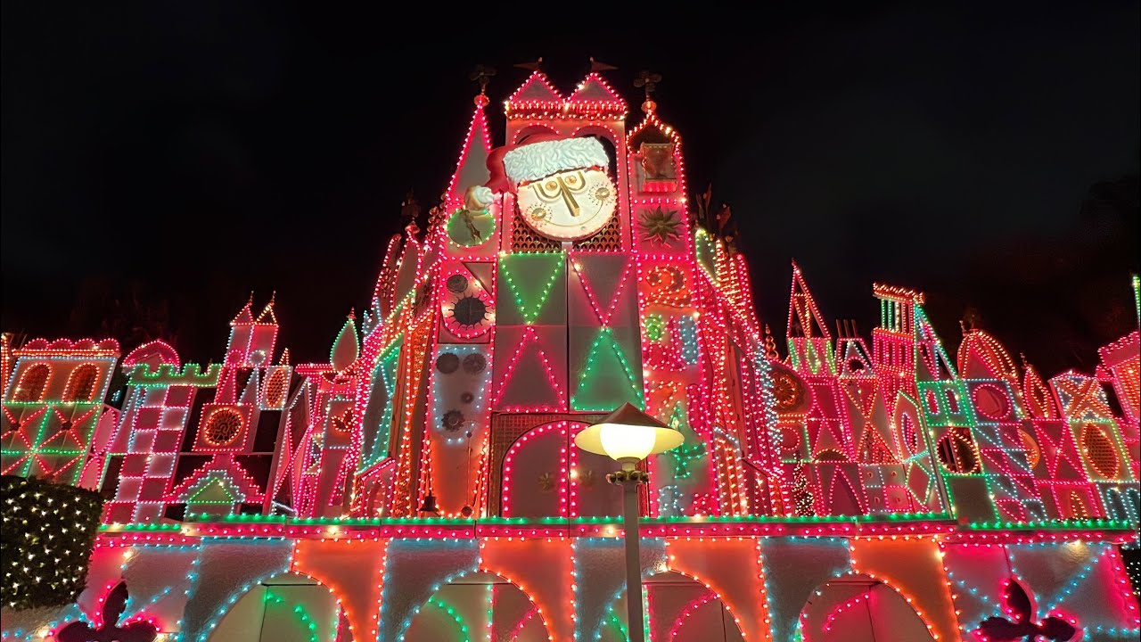 FULL It's a Small World Holiday 2024 at Disneyland! - Ridethrough POV during Disney Christmas Time