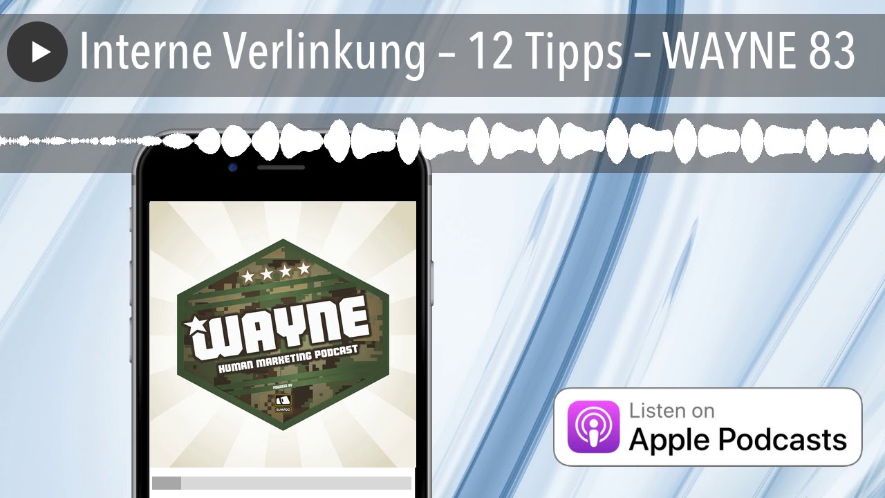 Interne Verlinkung &ndash; 12 Tipps &ndash; WAYNE 83