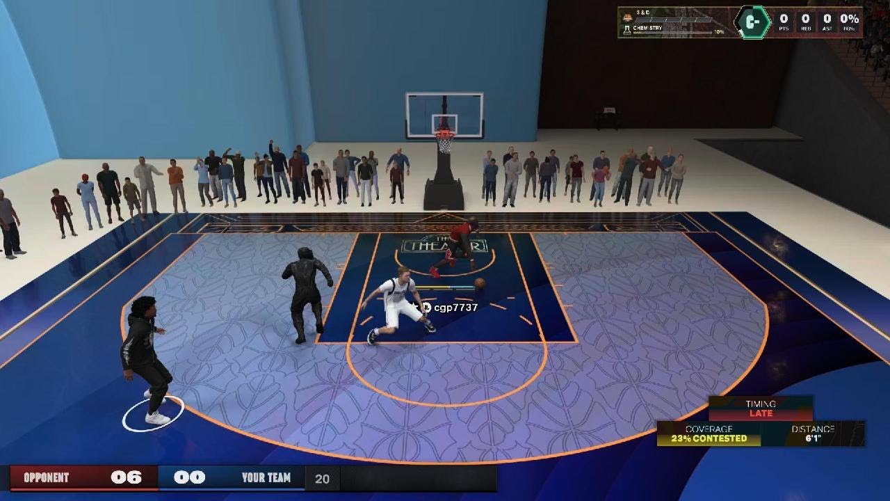 NBA 2K26 4 game streak in theater with son
