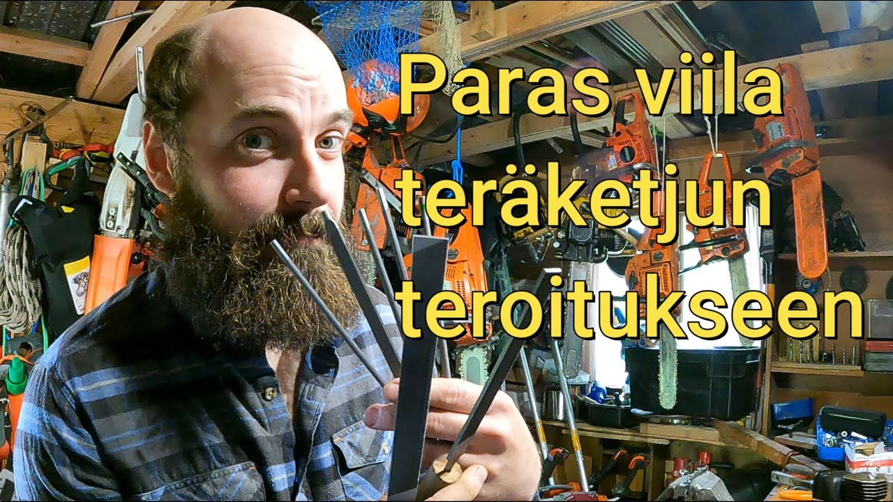 Mink&auml; merkkinen viila ter&auml;ketjun teroitukseen?