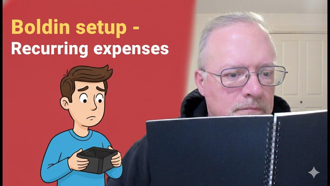 Boldin setup - Recurring expenses