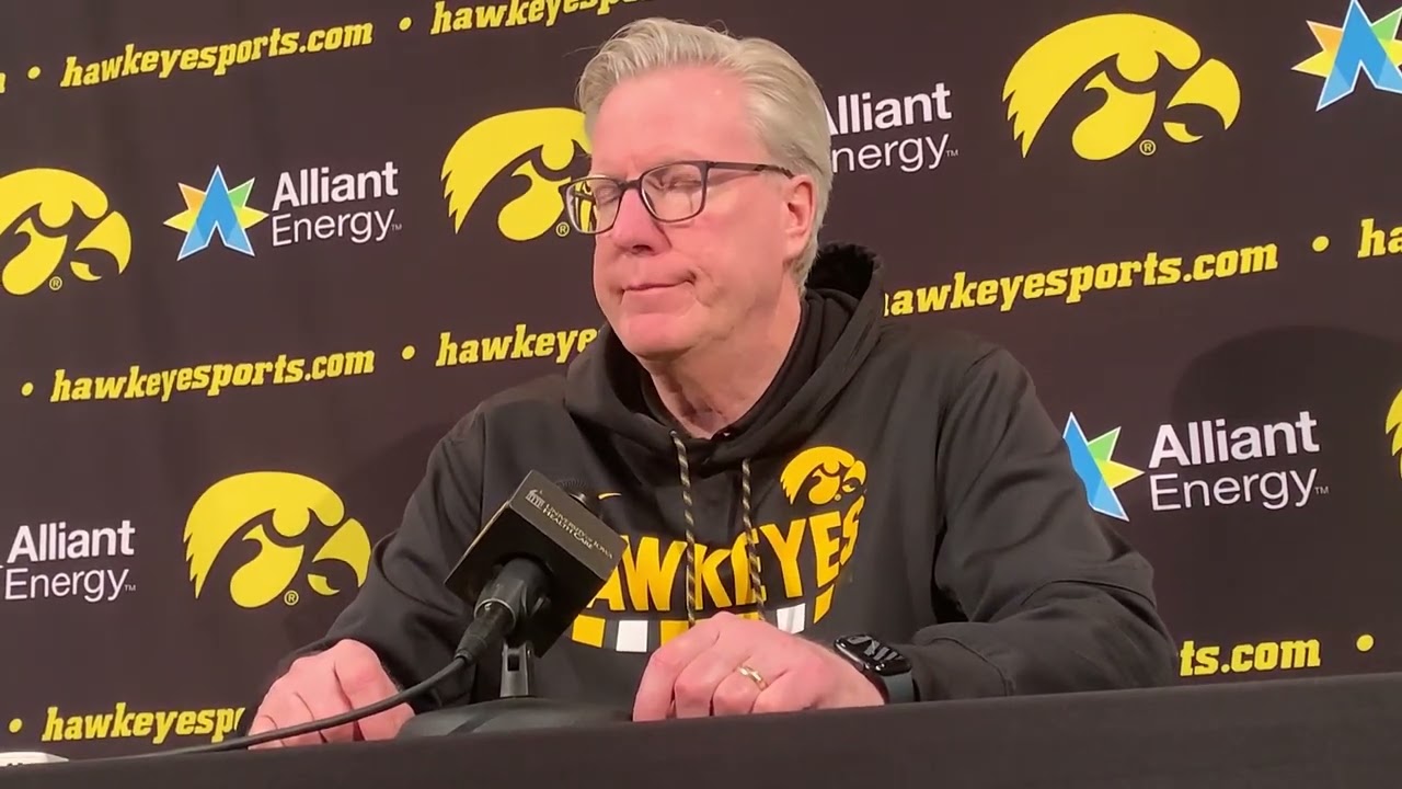 Iowa basketball head coach Fran McCaffery talks Caitlin Clark’s historic night, previews Wisconsin