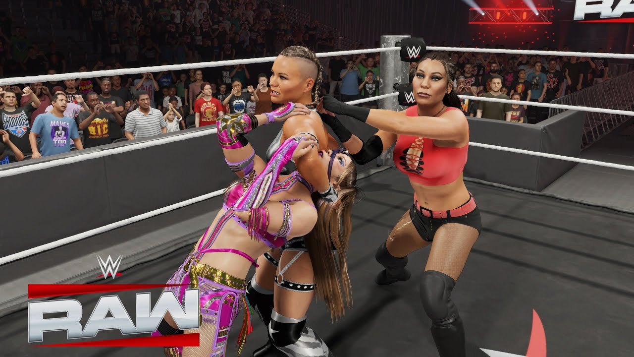 WWE 2K25 RAW - MITB QUALIFYING MATCH - MICHIN VS KAIRI SANE VS IVY NILE