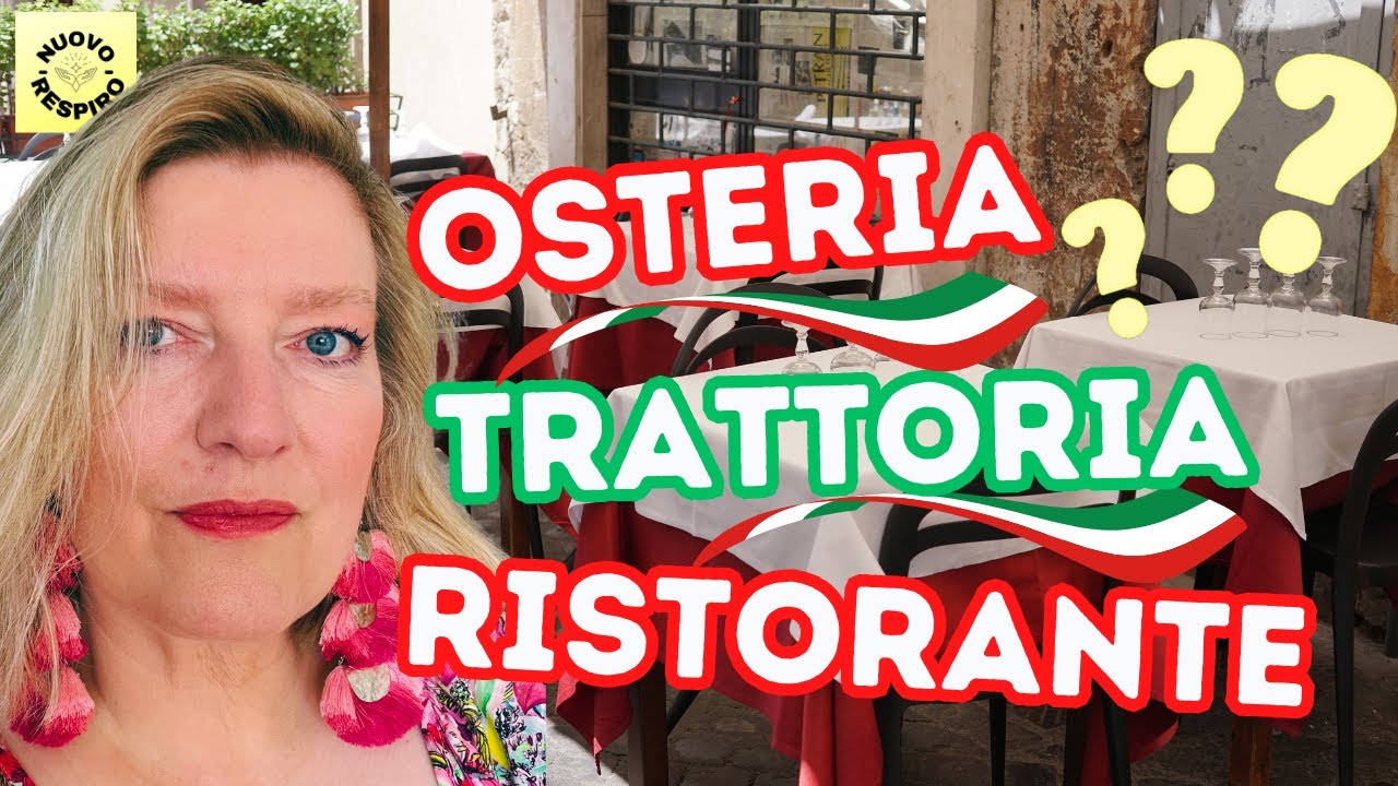 🇮🇹 ГДЕ ПОЕСТЬ В ИТАЛИИ: Остерия? Траттория? Ресторан?