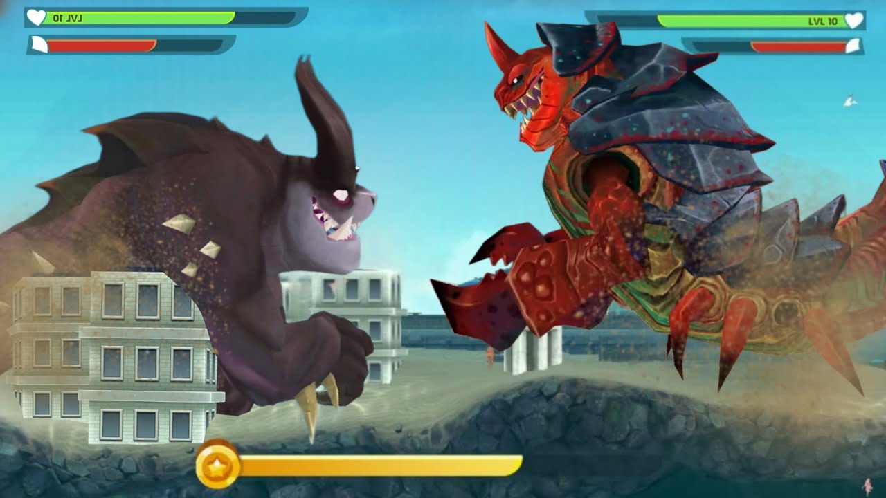 GIANT MONSTER BEHELLMOUTH VS GIANT MONSTER LEVIATHAN - Hungry Shark Evolution