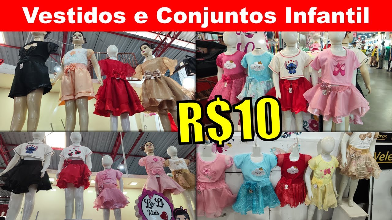 VESTIDOS INFANTIL E CONJUNTOS ARRUMADOS DIRETO DE FÁBRICA EM SANTA CRUZ DO CAPIBARIBE