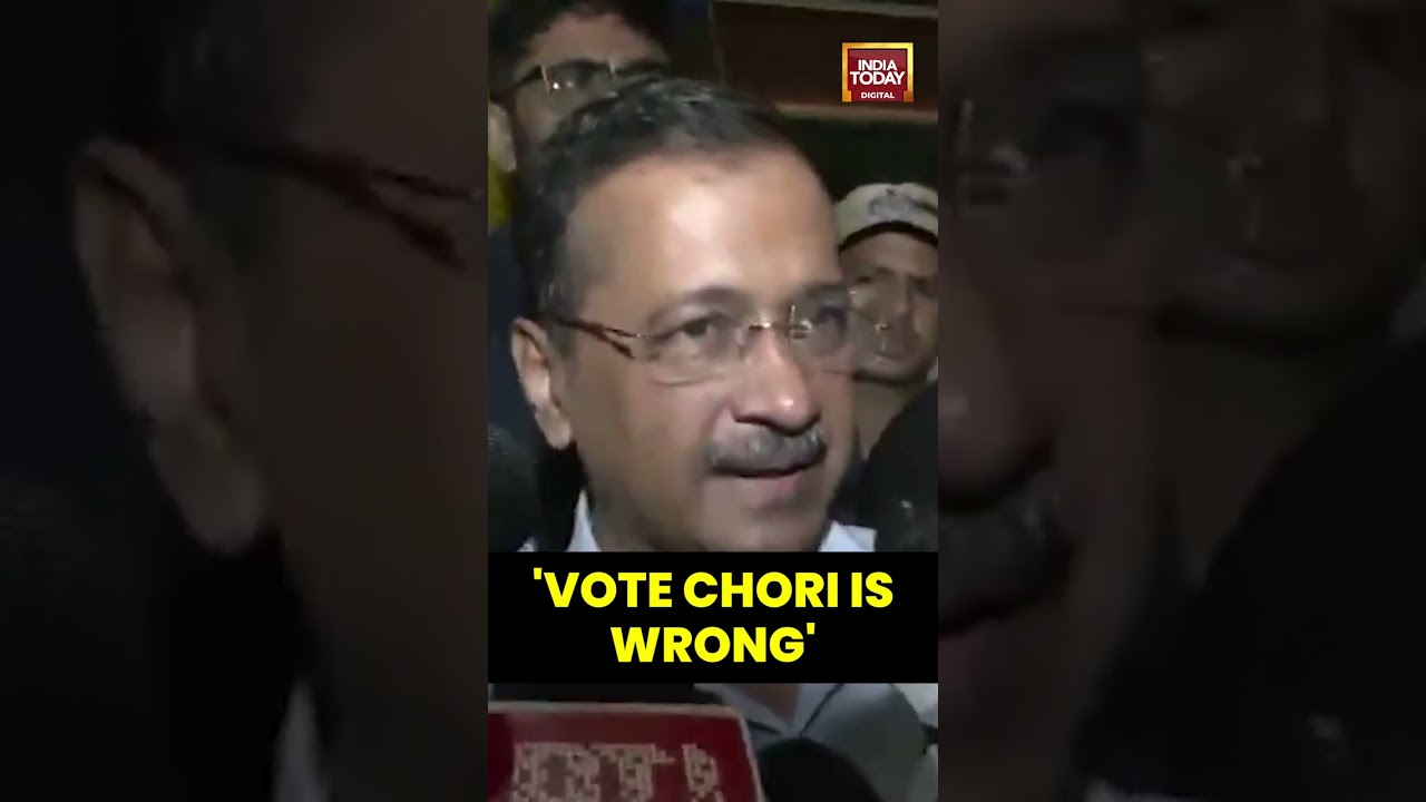 Vote Chori Is Wrong: Arvind Kejriwal | India Today