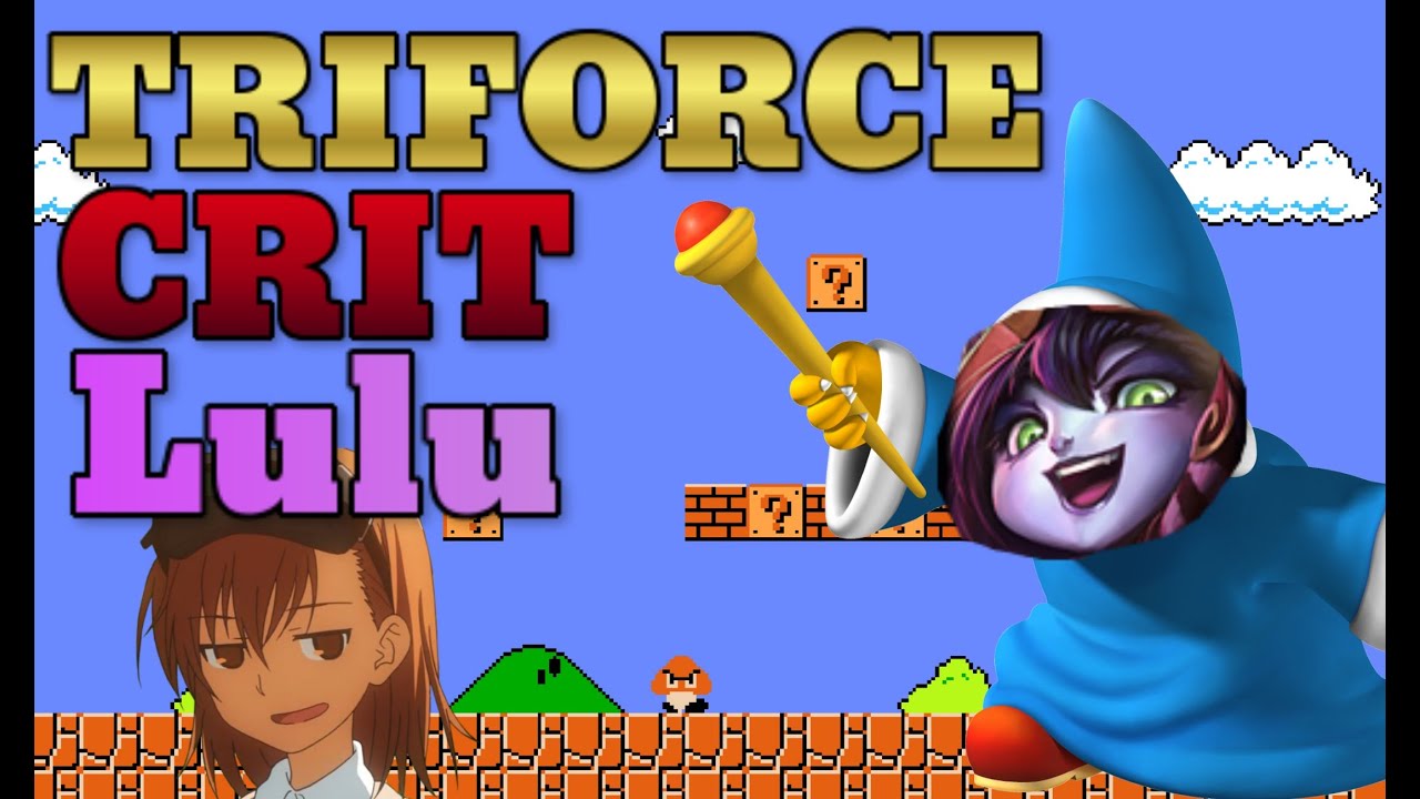NEW TROLLY Triforce 100% Crit Lulu Build - Full AD Lulu Montage