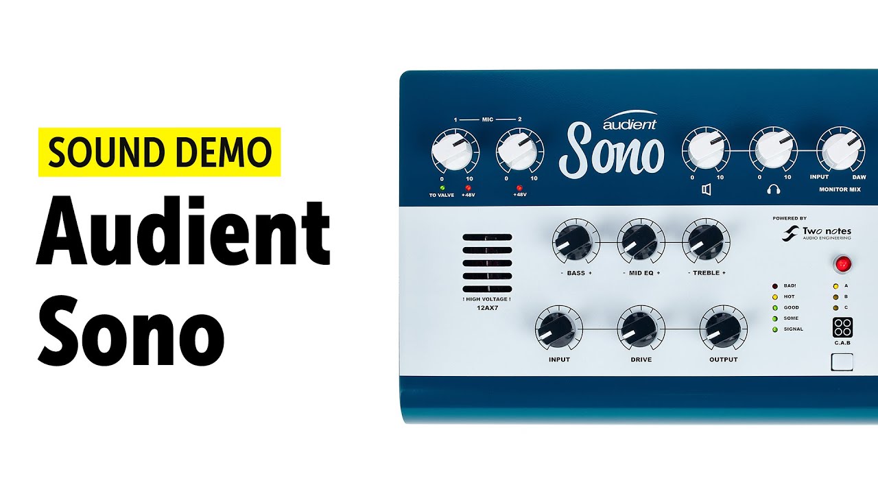 Audient Sono - Sound Demo (no talking)