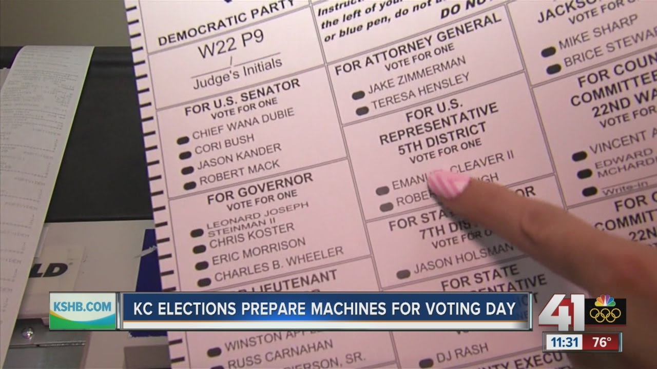 KC Board of Election Commissioners check voting machines, welcome transparency