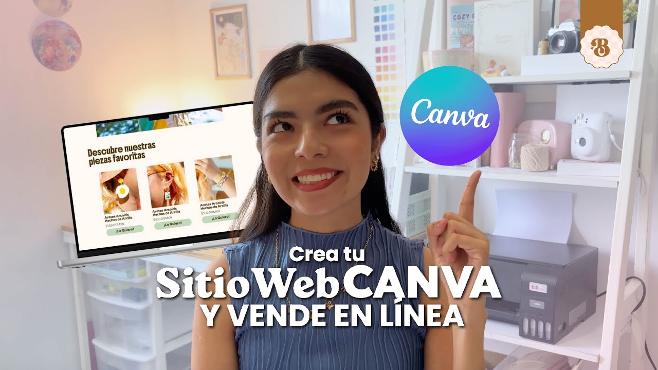 Crea tu SITIOWEB en Canva y vende en línea: Tutorial + Plantilla 💻💡