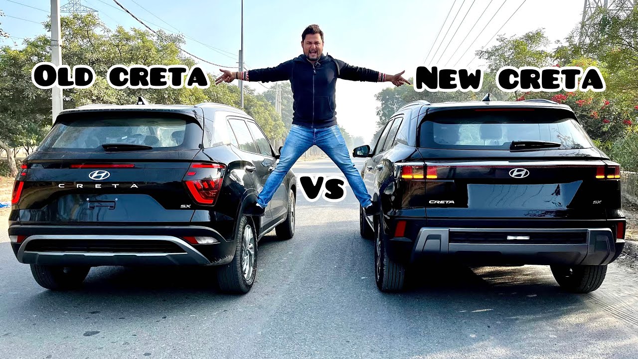 🔥असली मुकाबला😱| Old creta vs Creta facelift 2024 | Hyundai creta facelift 2024 | Creta 2024 facelift