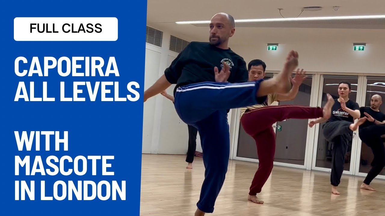 FULL Capoeira CLASS with Contramestre Mascote – London (27 Feb 2026) for all levels