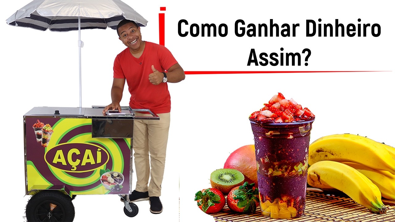 Carrinho açai Refrigerado Gourmet | Térmico