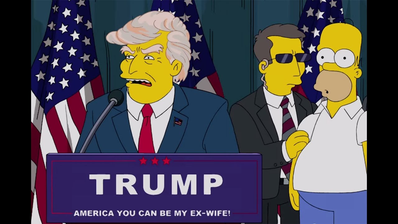 Os Simpsons - Presidente Donald  Trump