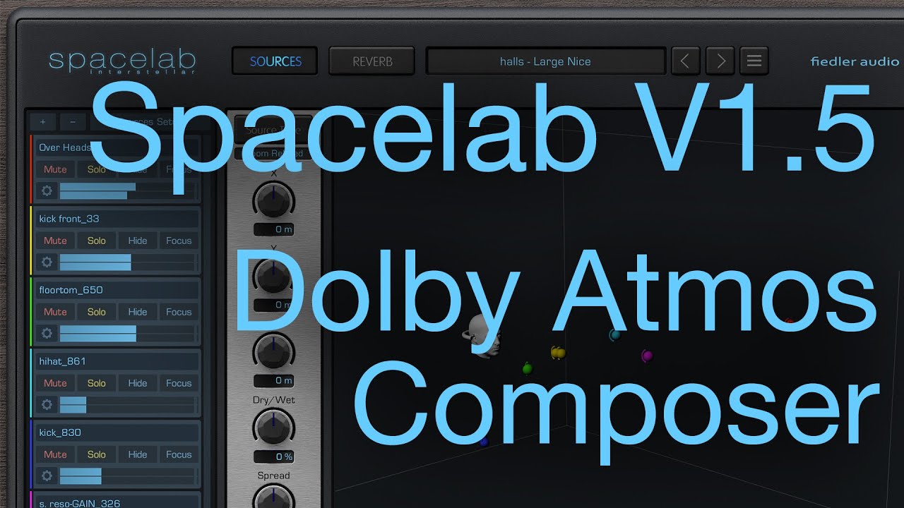Spacelab Version 1.5 - Direct connection with the Dolby Atmos Composer