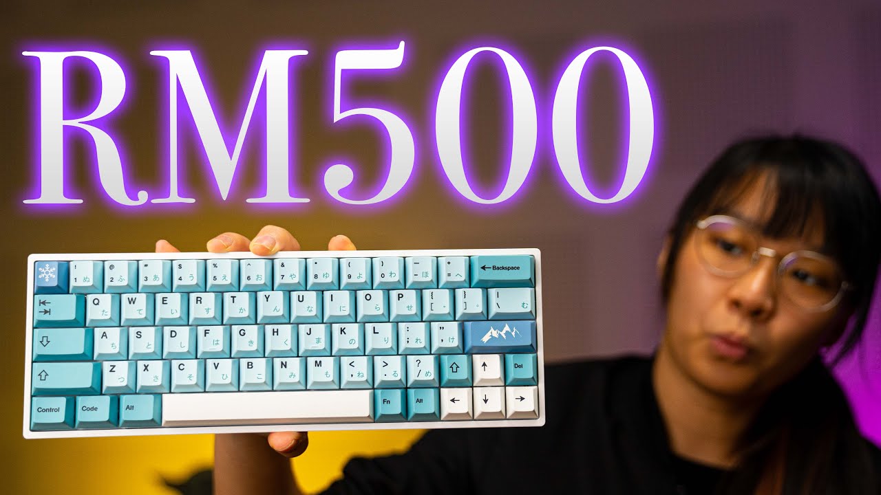 I built a custom mechanical keyboard for RM500