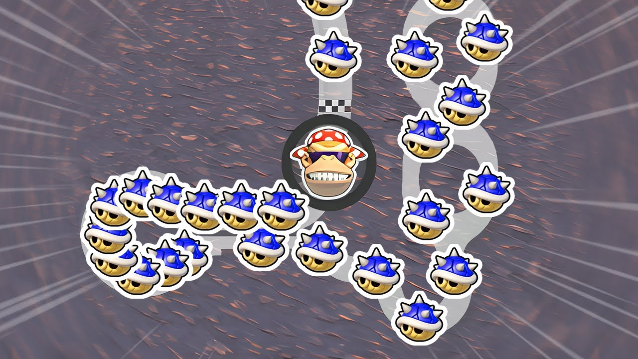 Outrunning Blue Shells in BLUE SHELLS ONLY! 😲