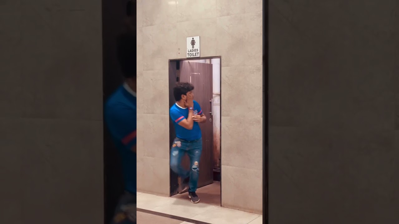 When Men Goes in WOMEN 🚽 TOILET🚽 
