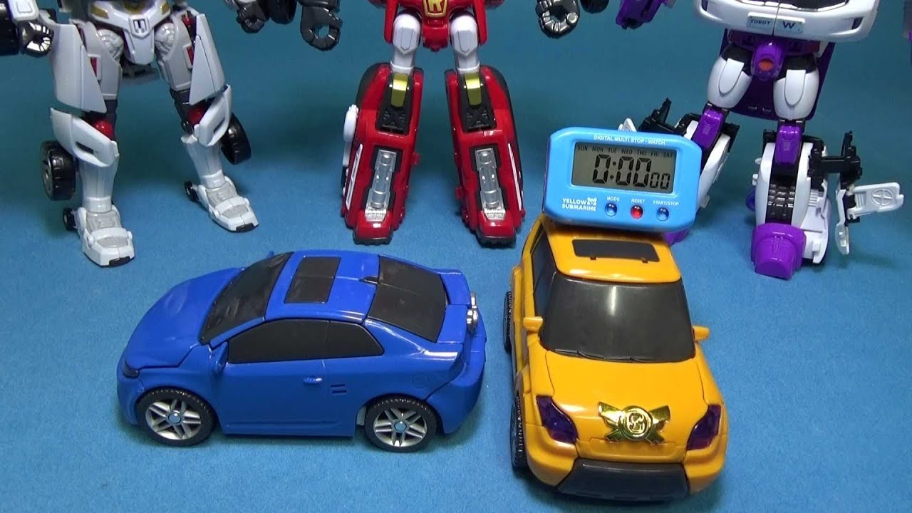 또봇 타이탄 X Y 2단합체 1분 안에 변신시키기 변신동영상 장난감 Tobot Titan X Y transformation in 1 Min.