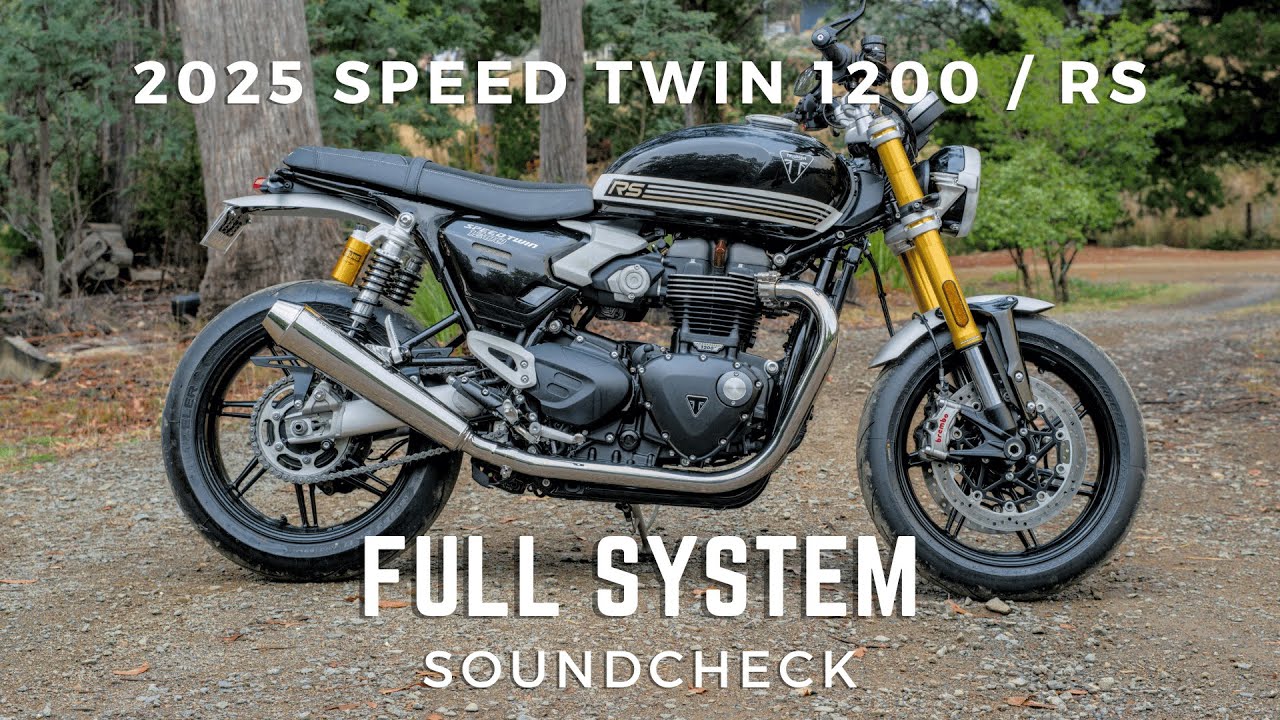 Speed Twin 1200 / RS - VEREX Full System Soundcheck