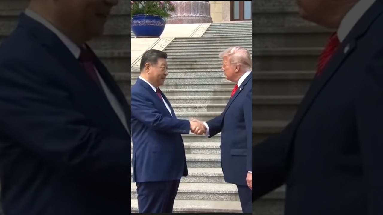 Xi Jinping Welcomes Donald Trump in China #usa #china