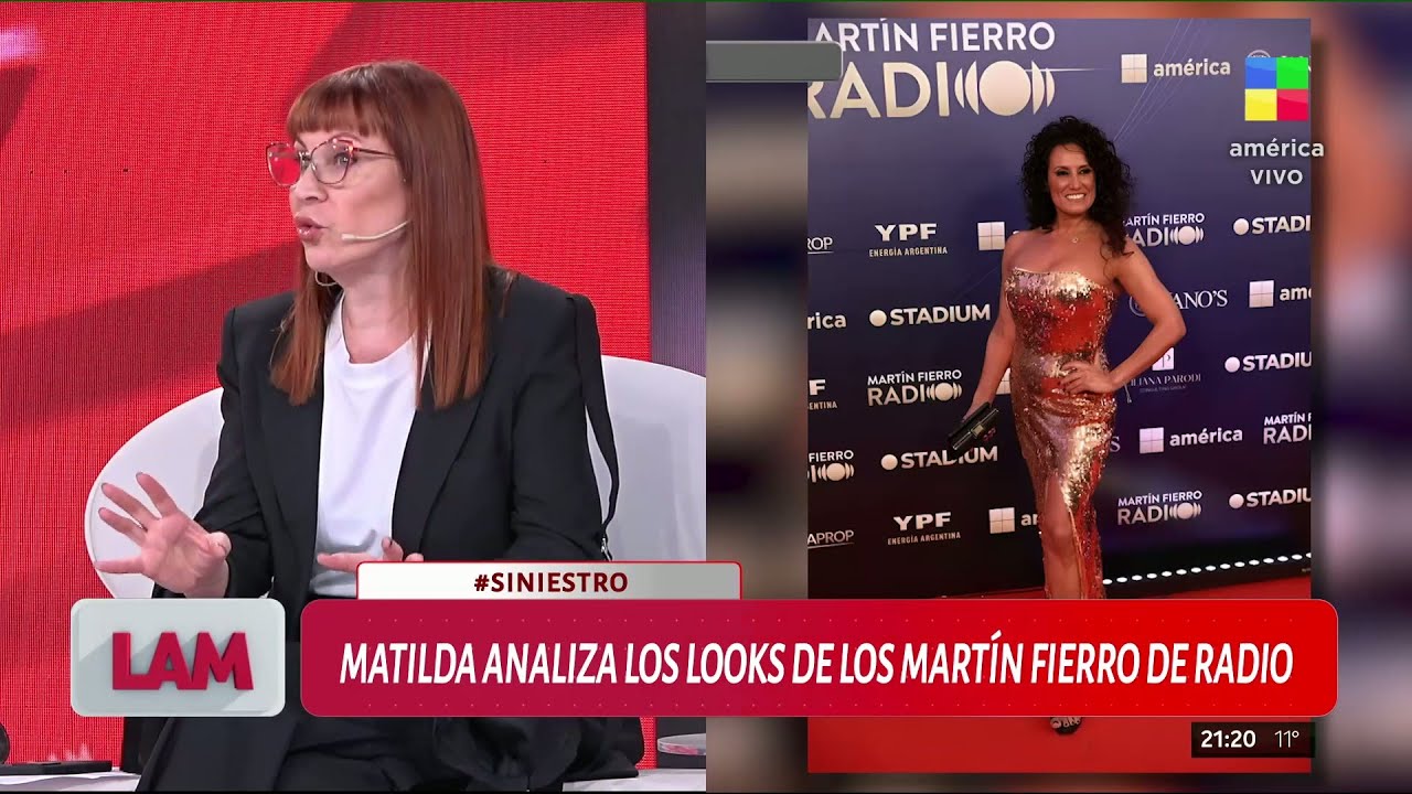 👗 MATILDA BLANCO ANALIZA LOS LOOKS DEL MARTÍN FIERRO DE RADIO
