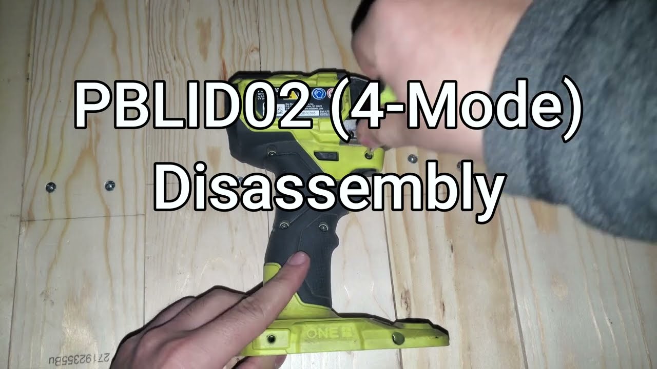 Ryobi PBLID02 Disassembly - ep. 1