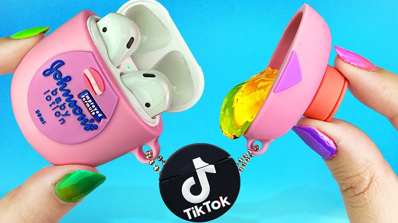 Compras RARAS de Wish por culpa de TIKTOK - Airpods con Agua, &Uacute;tiles Escolares y m&aacute;s con Maphie