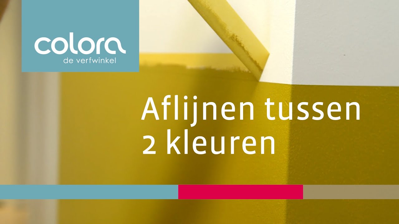 Hoe lijn ik af tussen 2 kleuren? | stap voor stap