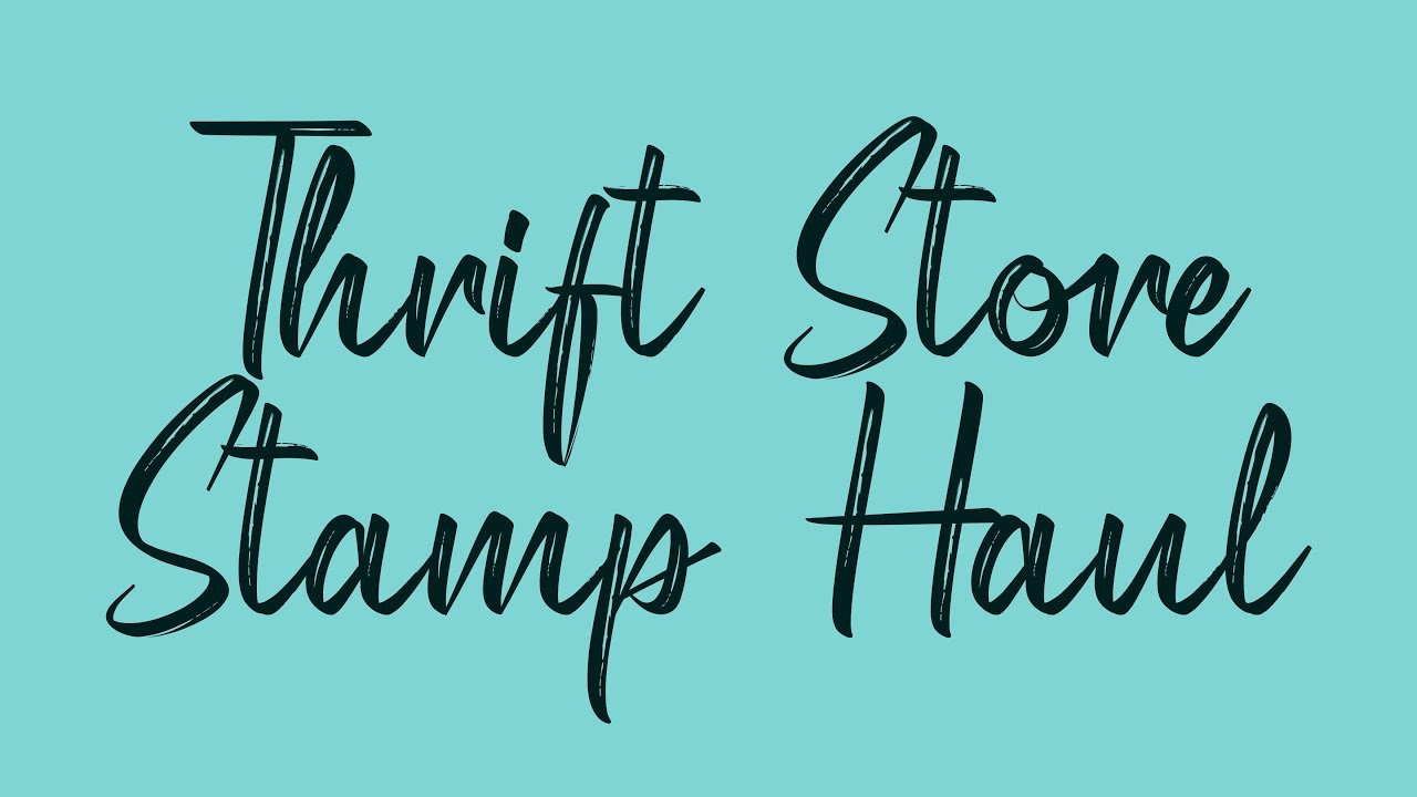 Thrift Store Stamp Haul! Use for Mixed Media Jewelry!