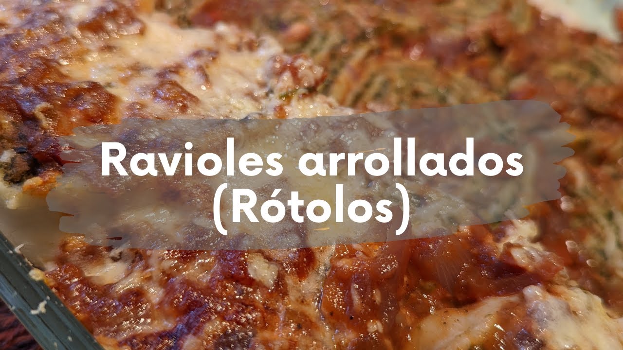 Los MEJORES 'Ravioles arrollados (Rótolos)' DE TU VIDA - Nueva sección 