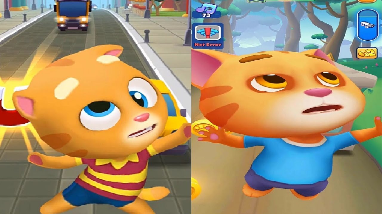 TALKING TOM GOLD RUN Talking Ginger VS Running Pet: Dec Rooms  Gameplay 2024