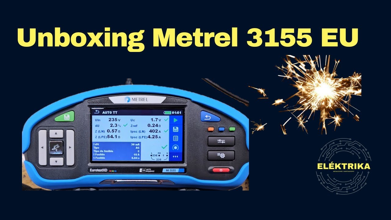 Unboxing Metrel3155EU