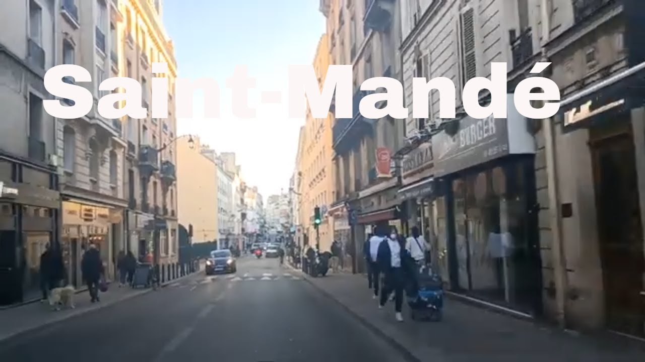 Saint-Mandé 4K- Driving- French region