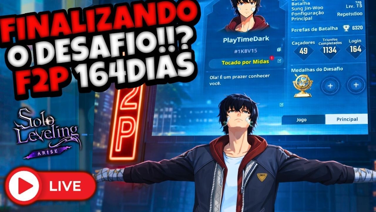 FINALIZANDO O DESAFIO F2P / BODINHO HARD - SOLO LEVELING ARISE