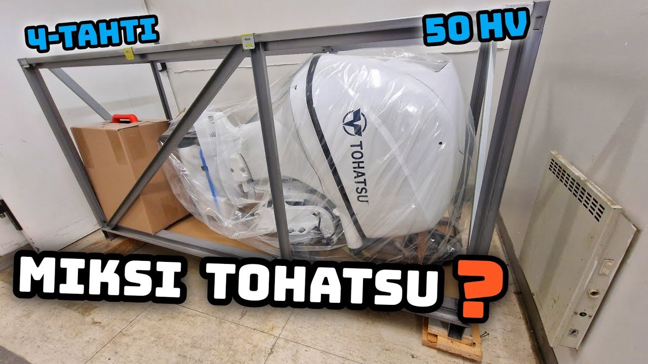 Ostin Uuden TOHATSU 4-Tahti Perämoottorin! Miksi Tohatsu?