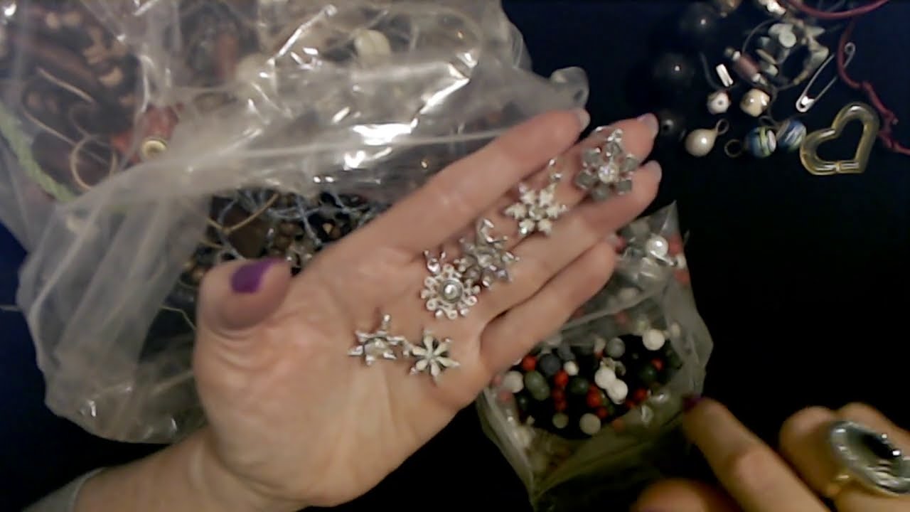 ASMR | Goodwill Jewelry Bag Show & Tell 3-10-2021 (Whisper)