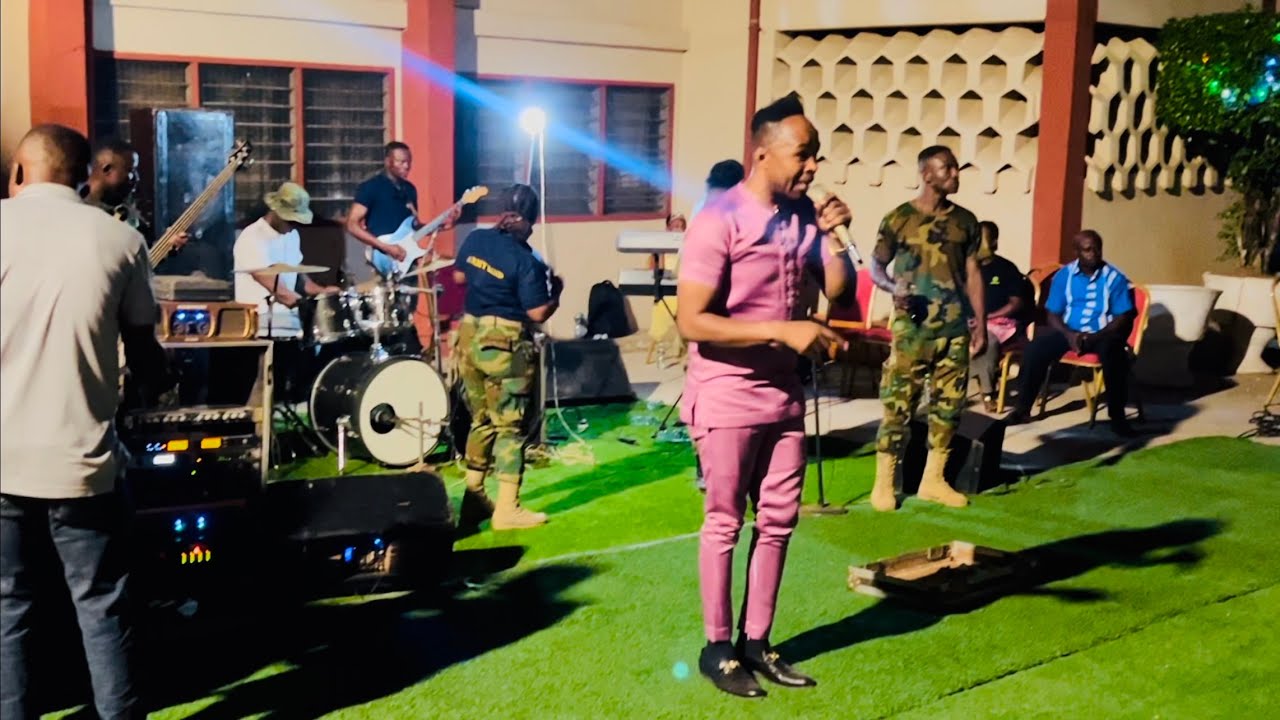 Great performance from Nicolas Omane Acheampong & the Army band