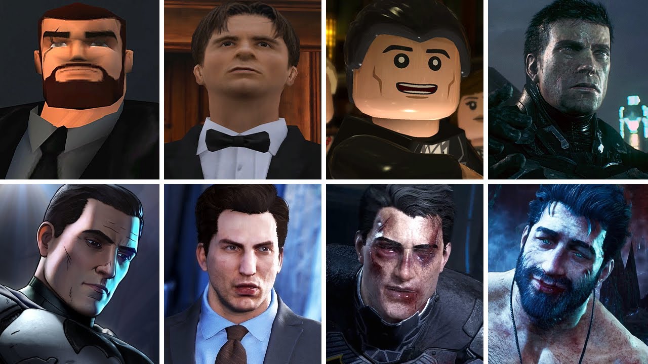 Evolution of Bruce Wayne in Batman Games 2001 - 2022 | Gotham Knights