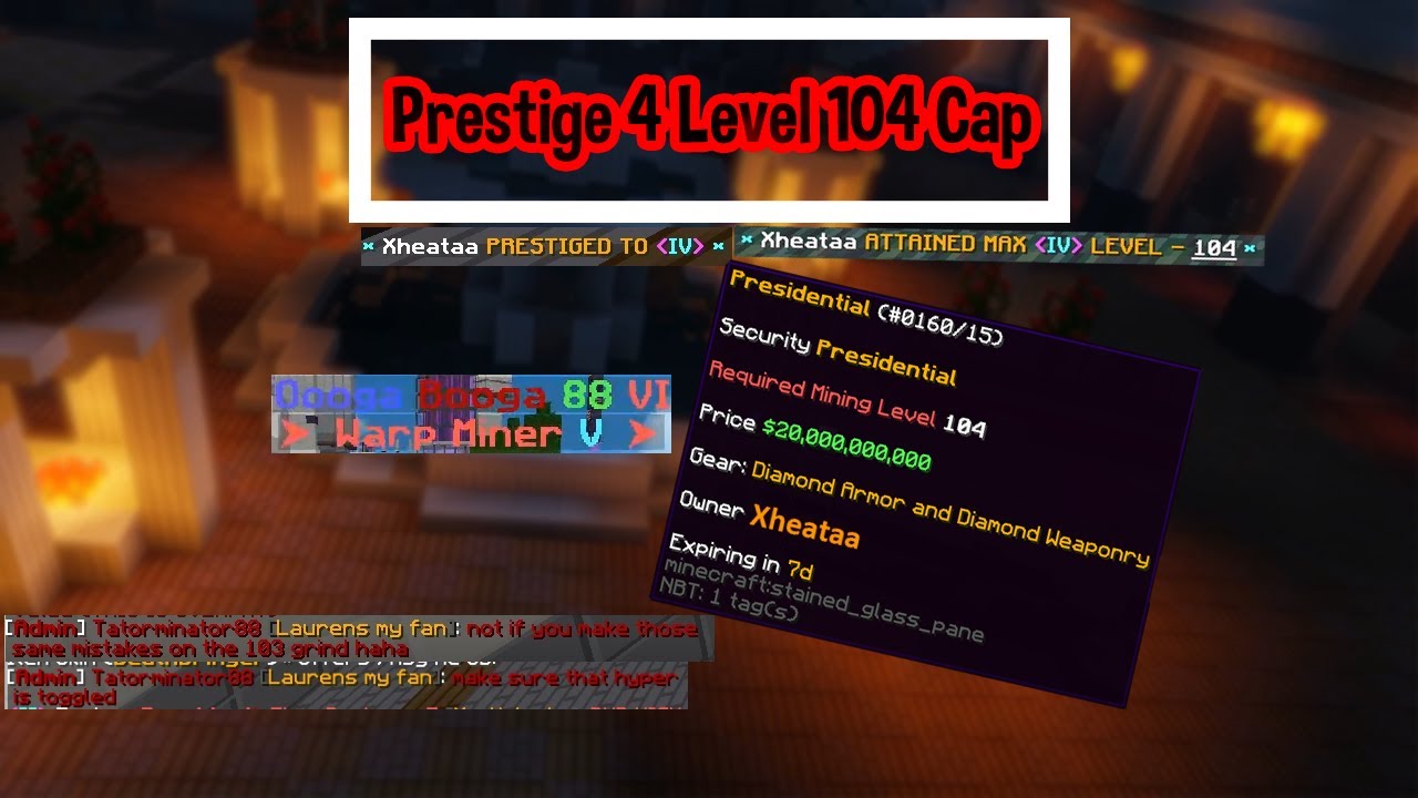 104 Levelcap Is Here! ft. MY PRES PICKS | Cosmic Prisons XIII
