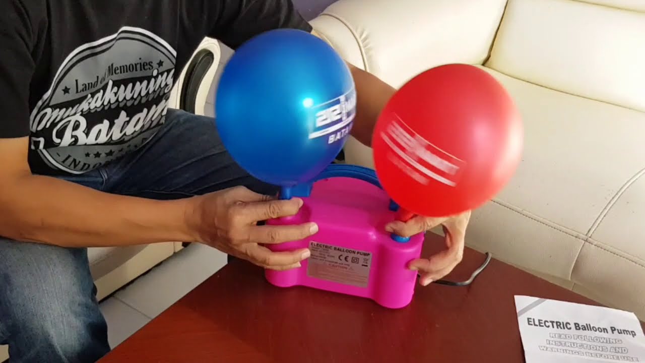 How To Use Electric Ballon Pump Youmay 73005 - Cara Menggunakan Pompa Balon Listrik untuk Dekorasi