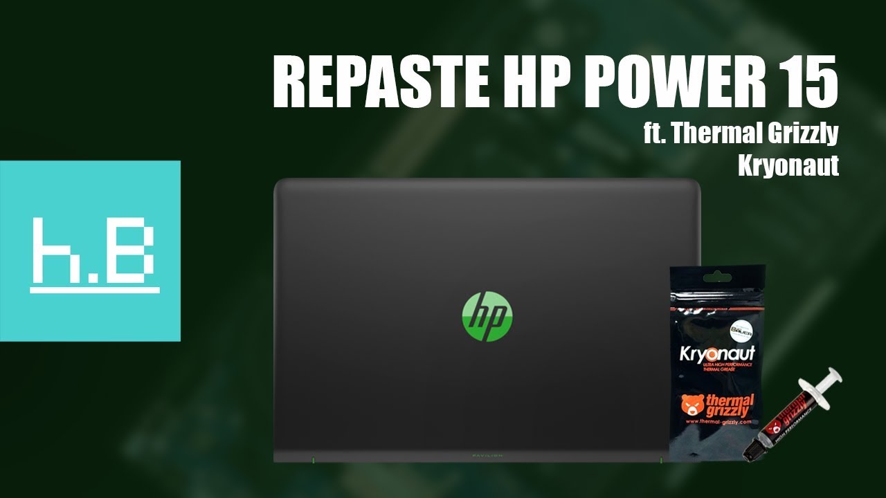 Hp Power 15 desmontar y cambiar la pasta térmica c/ Kryonaut! i5 7300hq