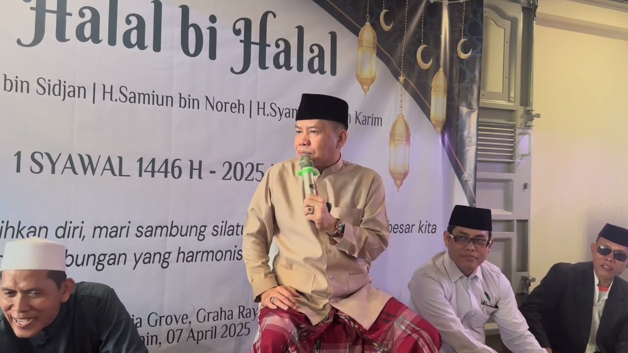 KH. Abdurahman Shoheh Halal Bi Halal Keluarga BETAWI