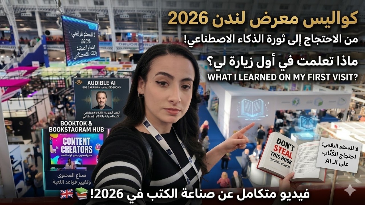 كيف سيغير الذكاء الاصطناعي مستقبل الكتب؟ (كواليس معرض لندن للكتاب 2026)