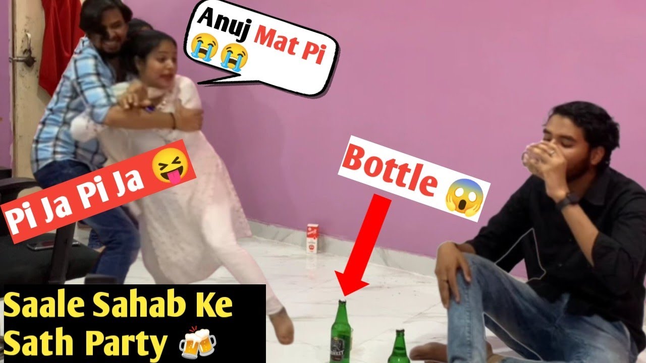 Party Kar Li Aaj Saale Sahab Ke Sath😝 II Prank On My Angry Wife😜 II Jims Kash 