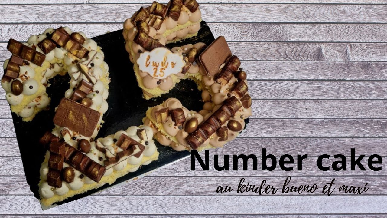 number cake au  kinder bueno et maxi