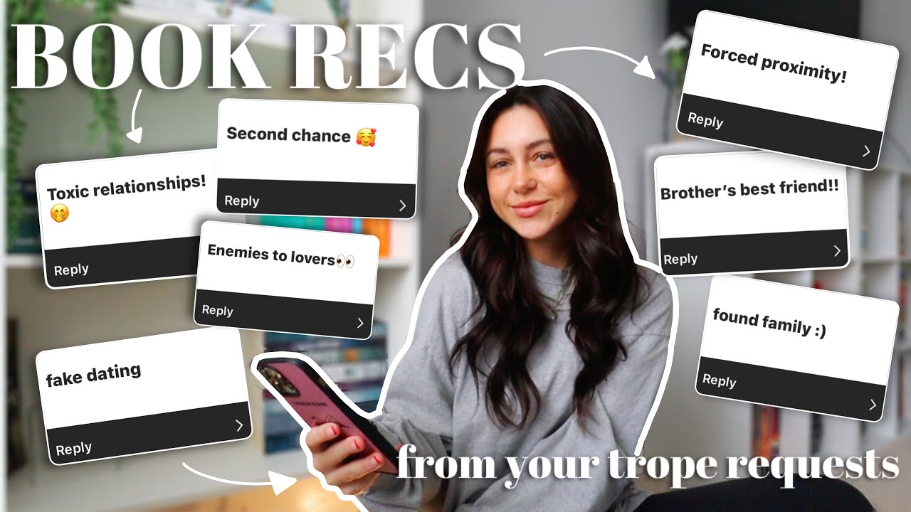 book recommendations based on tropes you requested! 📖