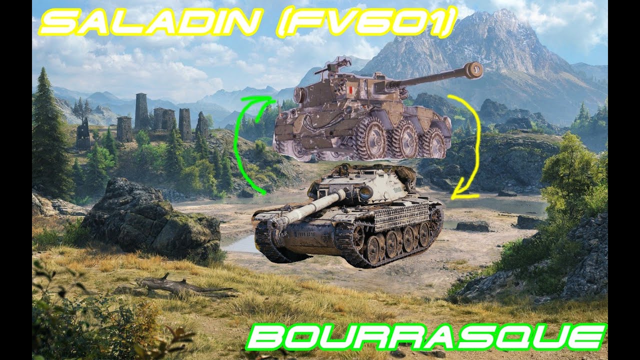 Saladin как аналог Бурасика#wot#worldoftanks#gaming#миртанков#guide#обзор